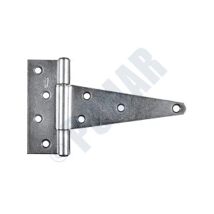 1908 Heavy T Hinges Zinc Plated Fixed Pin
