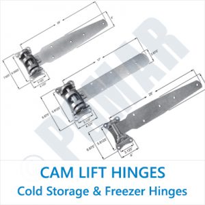 Cam Lift Hinges - Cold Storage & Freezer Hinges