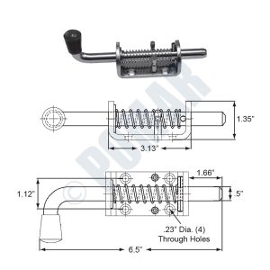 Spring Bolt - Product M244PSS